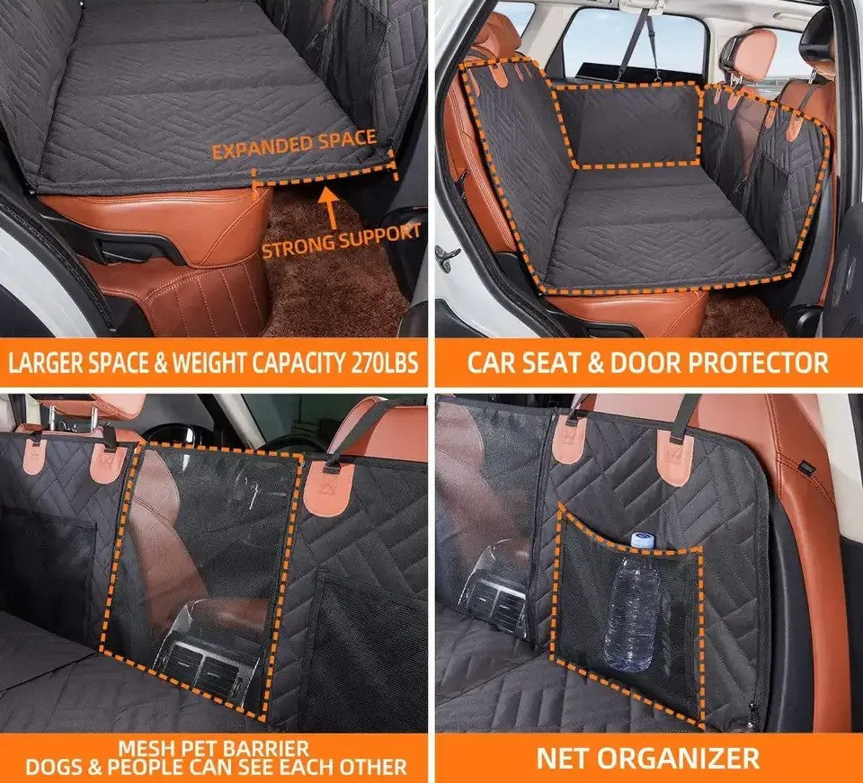 TappyTail 2.0 - Hard Bottom Dog Car Seat Protector